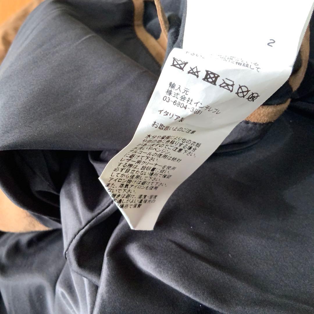 EMMETI エンメティ スエードモッズコート 44 ブラウン イタリア製