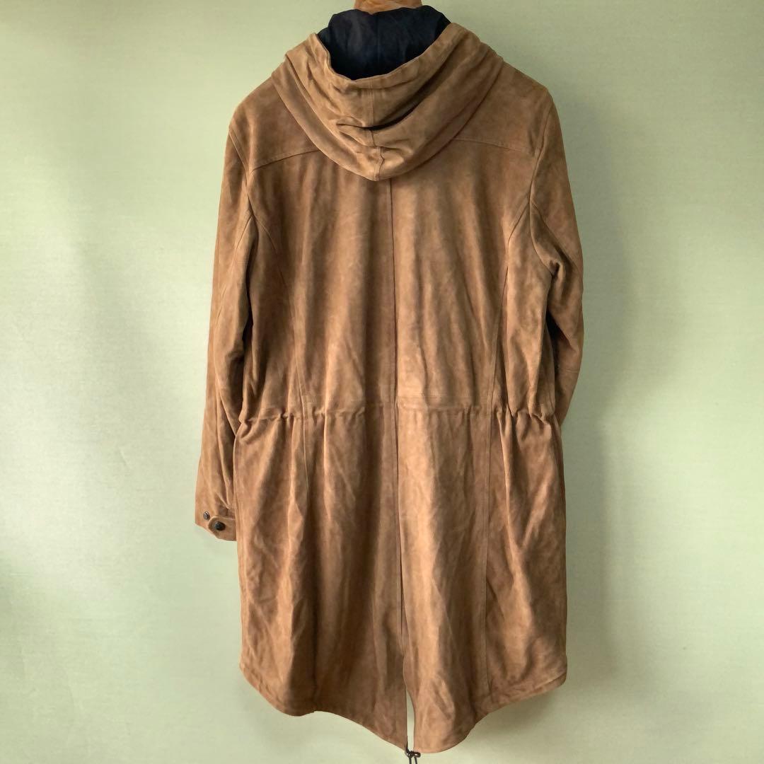 EMMETI エンメティ スエードモッズコート 44 ブラウン イタリア製