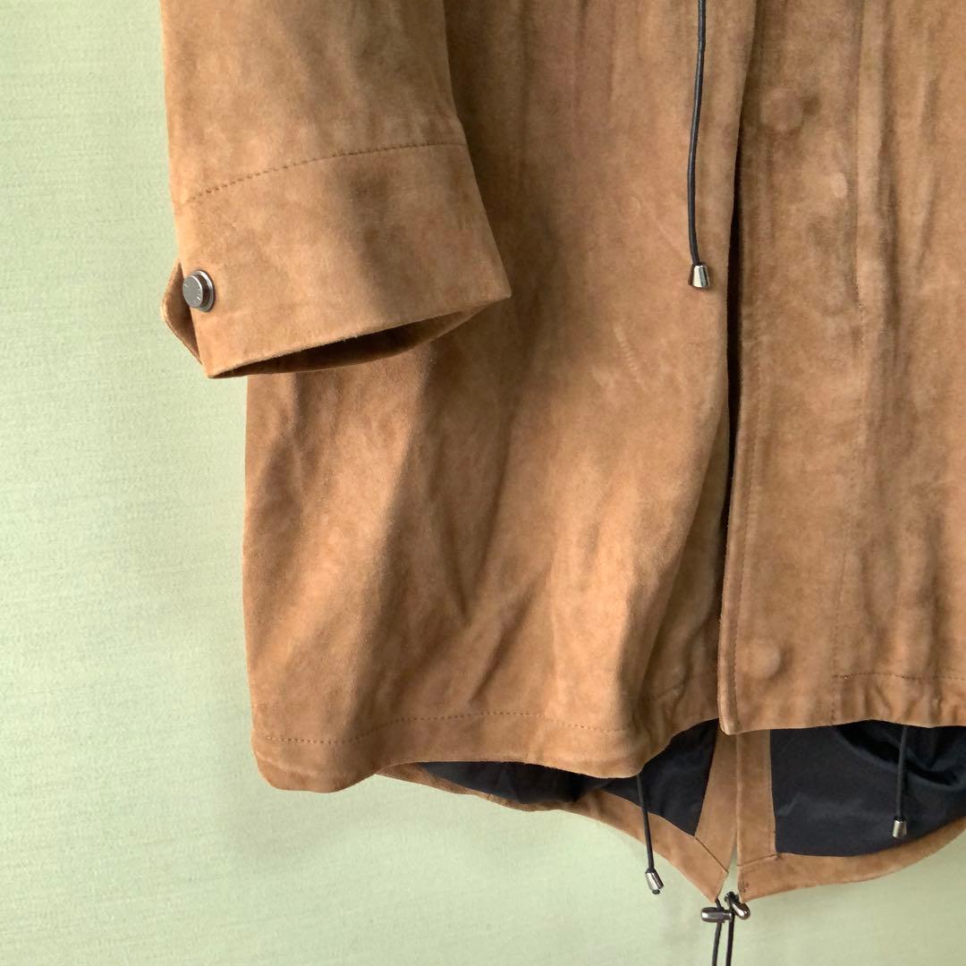 EMMETI エンメティ スエードモッズコート 44 ブラウン イタリア製