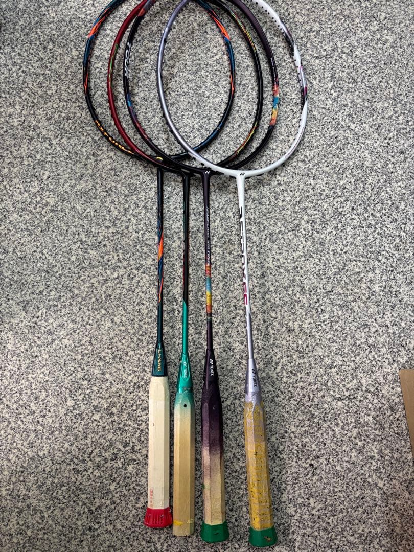 バドミントンラケット　ジャンク品　まとめ
