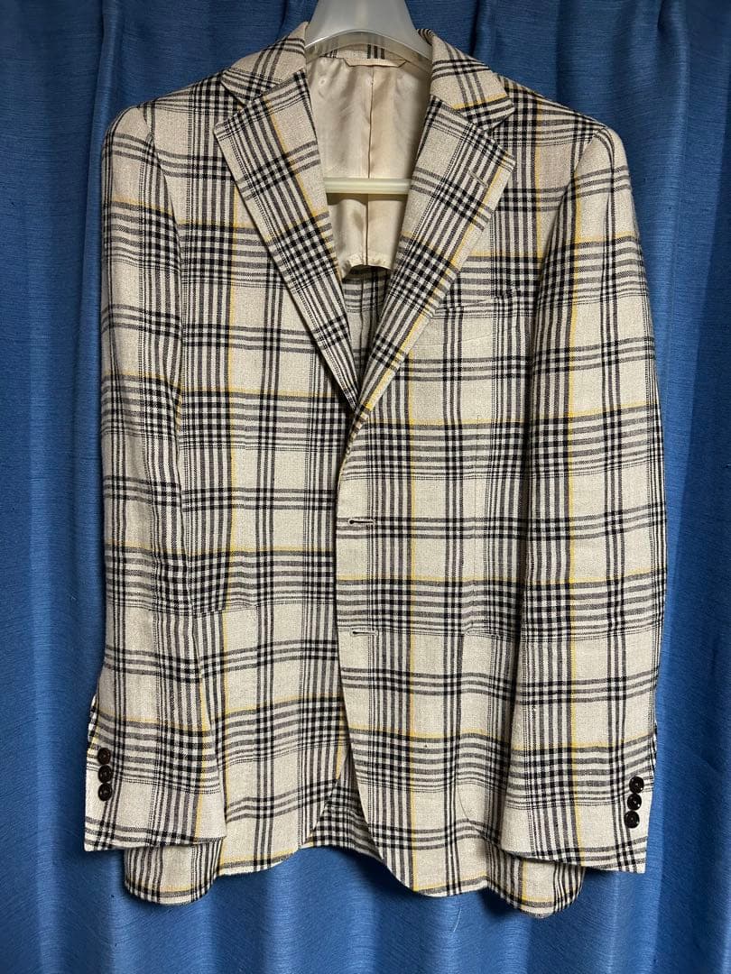 ビームスＦ　リネンジャケット　サイズ48