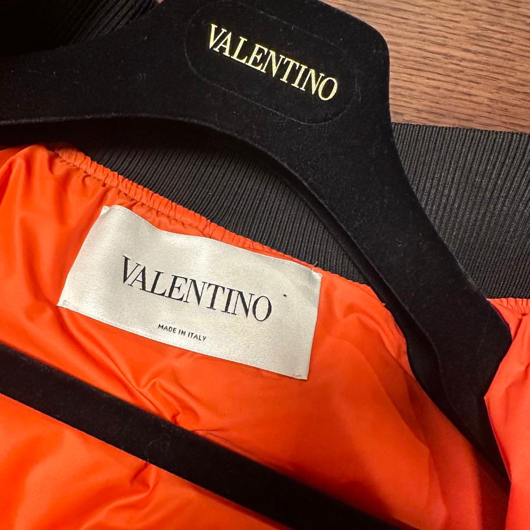valentinoヴァレンティノ ブルゾン MA-1 Vロゴ　ボンバージャケット