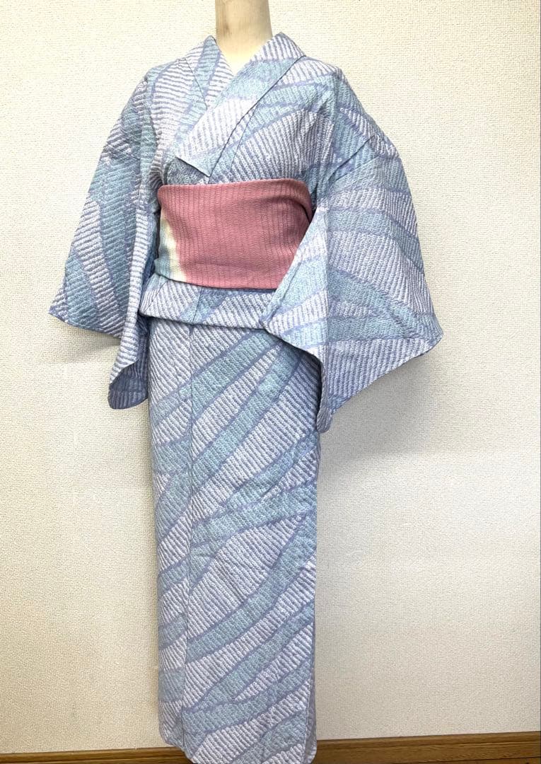 有松鳴海絞り　浴衣　（201）