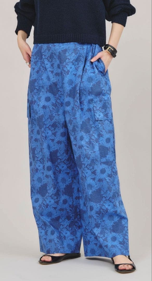 Curensology カレンソロジー　リバティカーゴパンツ　今期　ブルー