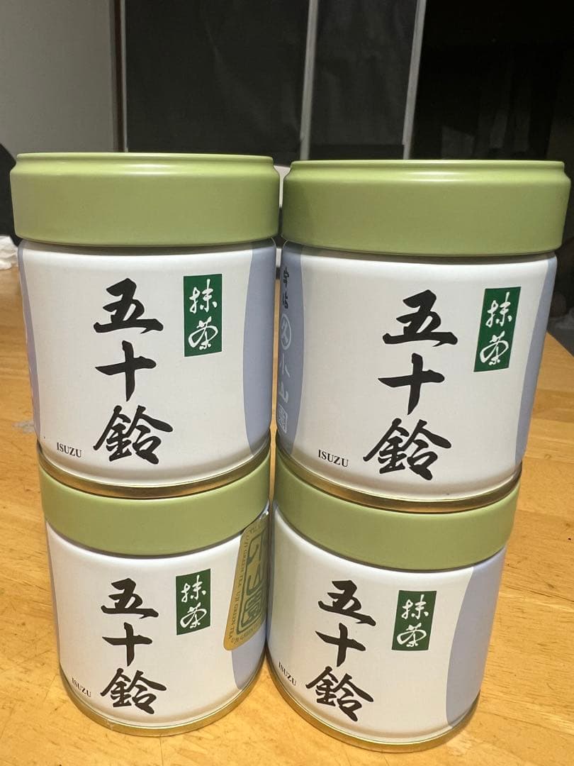 丸久小山園 ISUZU 抹茶 4缶セット 40g