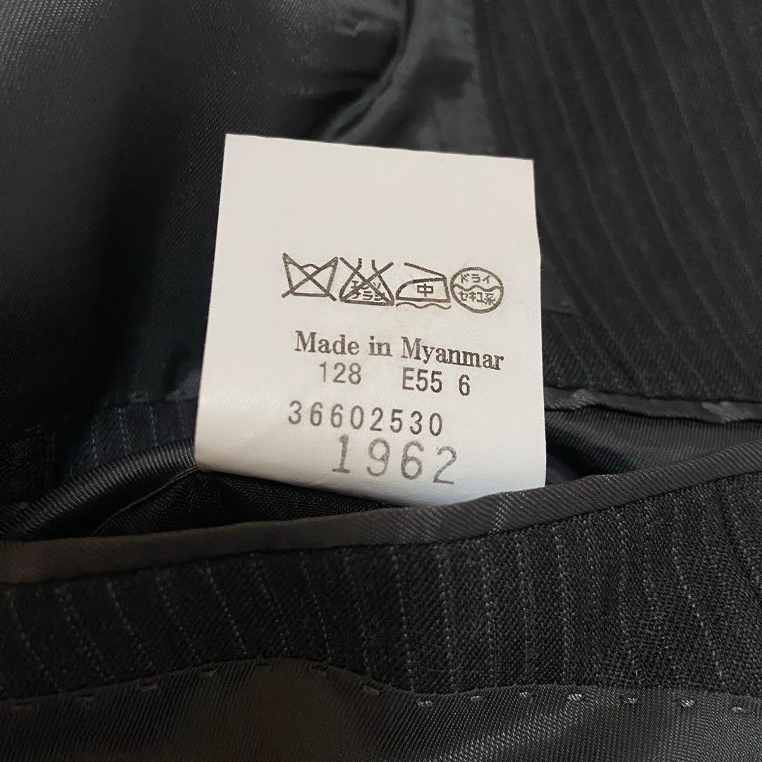 大きいサイズ✨BB7 アデランテ ストライプ セットアップスーツ グレー