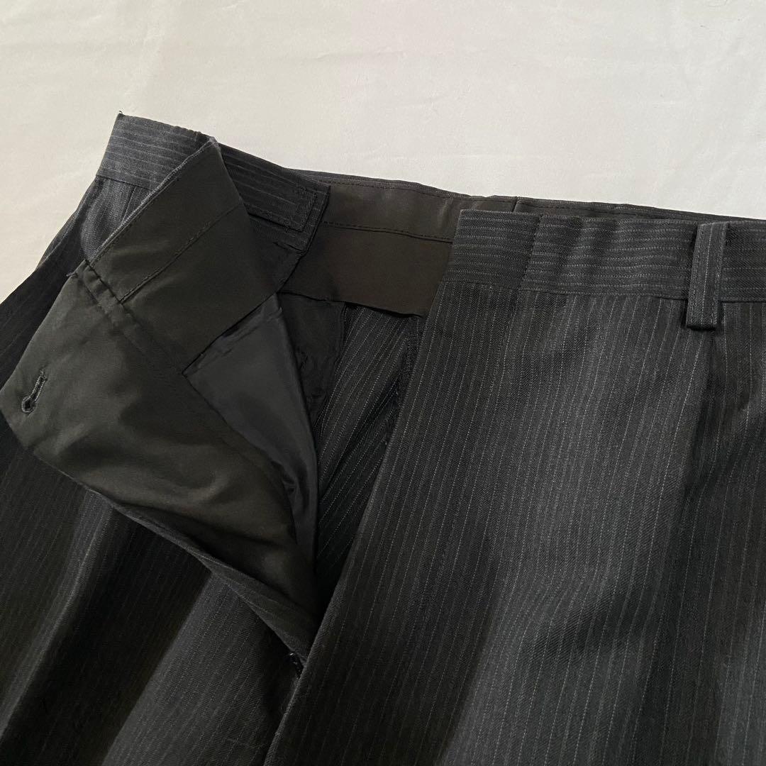 大きいサイズ✨BB7 アデランテ ストライプ セットアップスーツ グレー