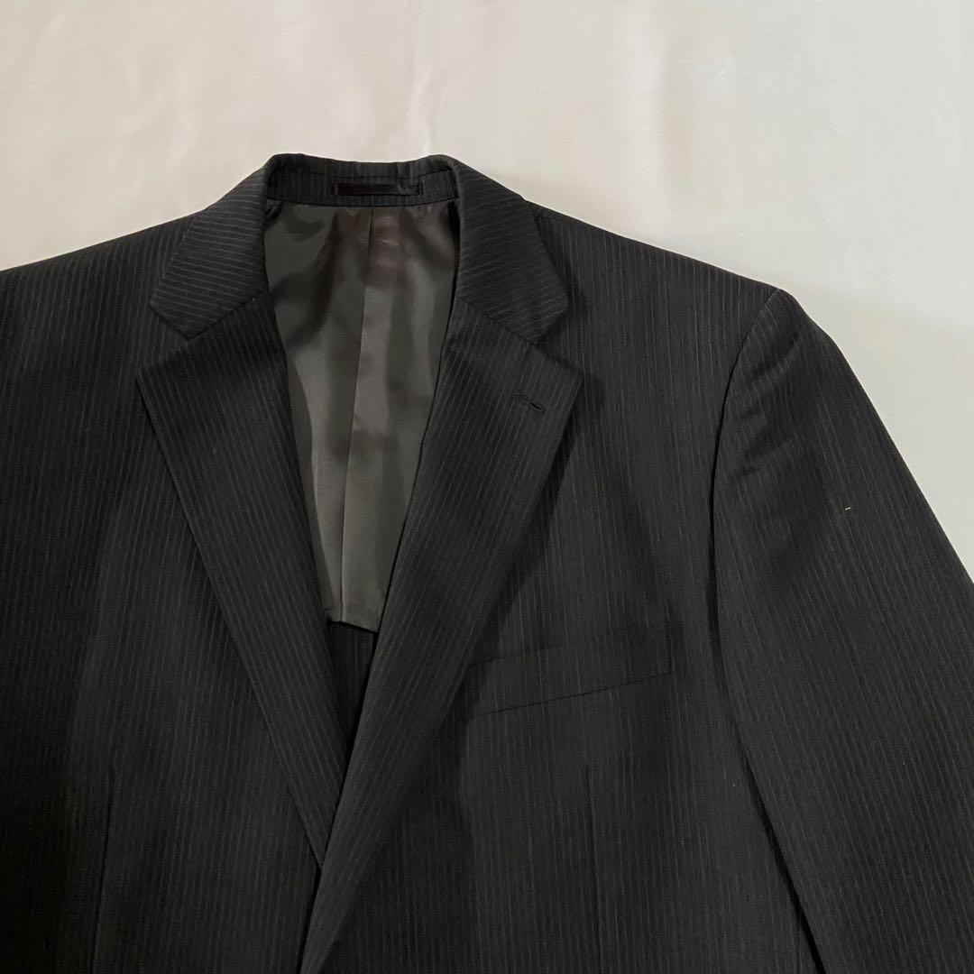 大きいサイズ✨BB7 アデランテ ストライプ セットアップスーツ グレー