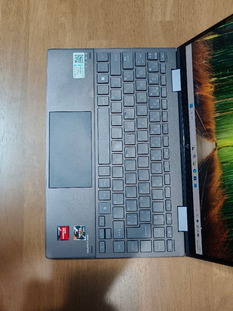 Windowsノート本体 HP ENVY x360 ryzen7 5800 16GB 1TB