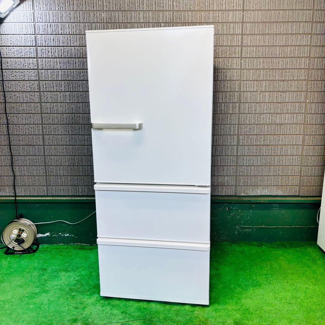 AQUA 272L 冷蔵庫 大きめ ロータイプ 2019年製【地域限定配送無料】