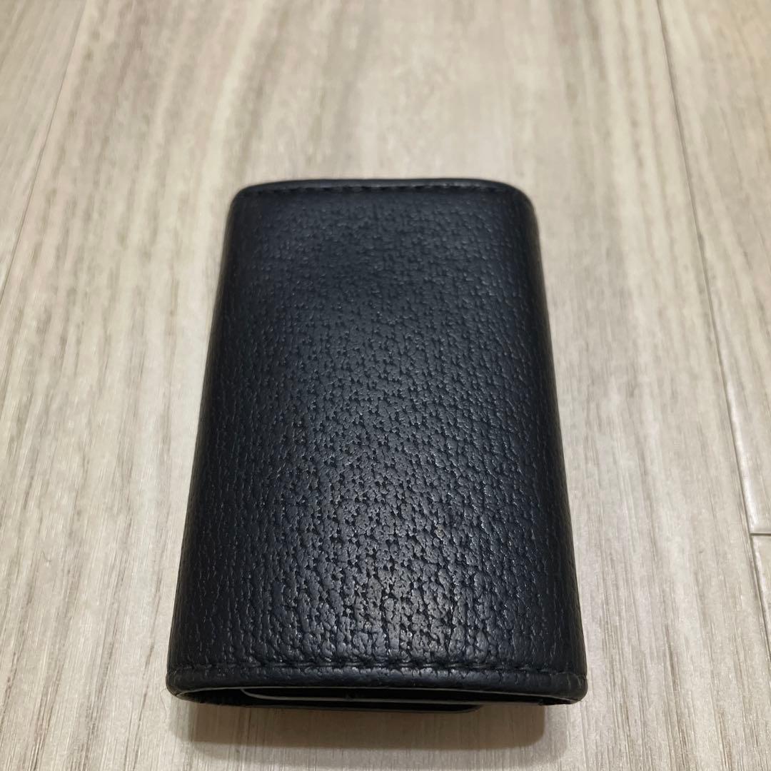 GUCCI アニマリエ ブラックレザー キーケース