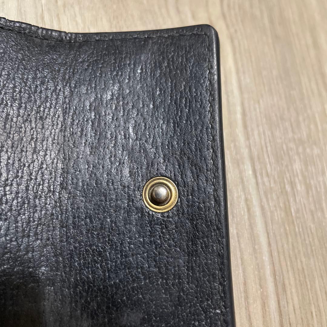 GUCCI アニマリエ ブラックレザー キーケース