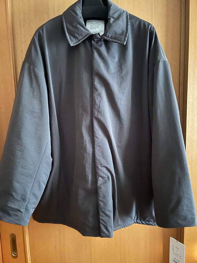 セール　CLOCHE クロッシェ ステンカラー中綿コート グレー　タグ付