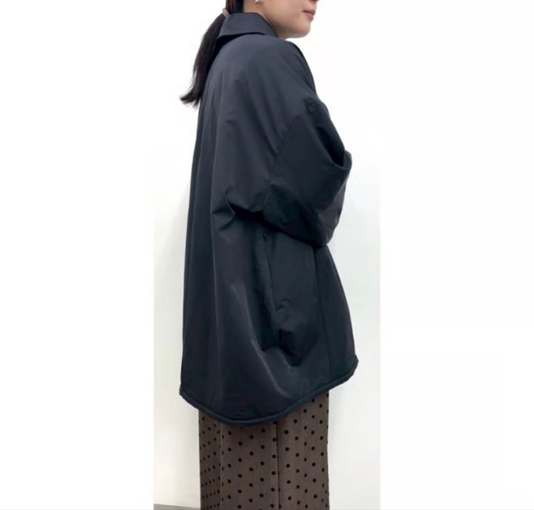 セール　CLOCHE クロッシェ ステンカラー中綿コート グレー　タグ付