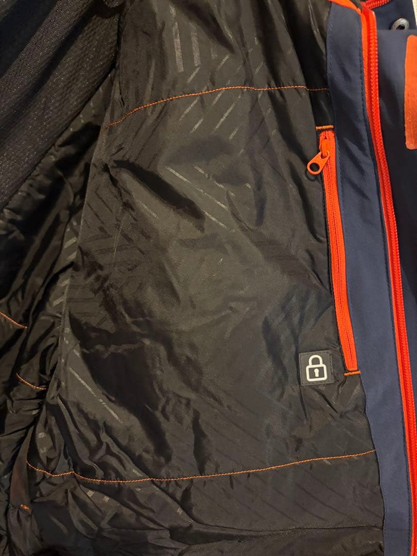 Salomon スキー用ジャケット オレンジ