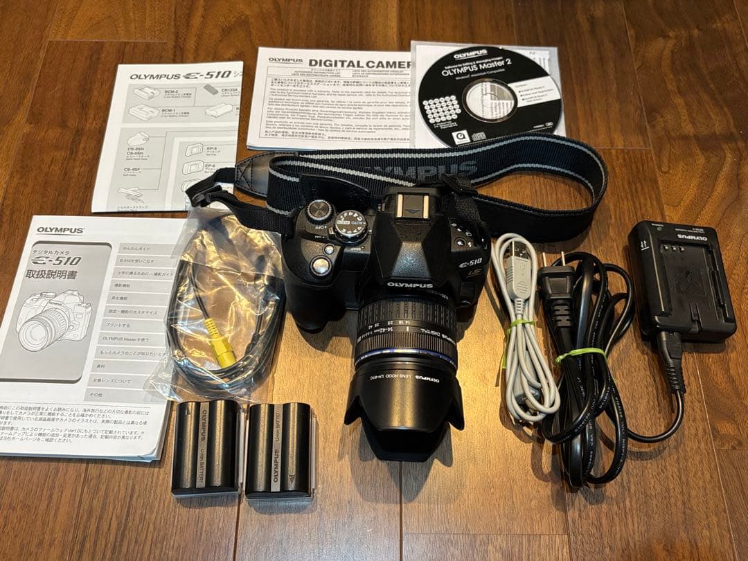 【通電確認済】OLYMPUS E-510レンズセット 付属品多数 カビ・曇りなし