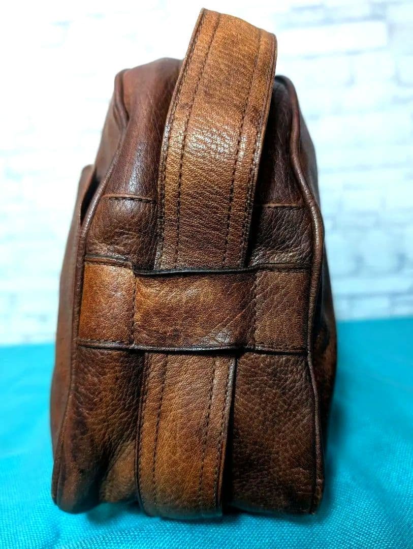 美品♥セリーヌ ショルダーバッグ レザー 馬車 ヴィンテージ OLDCELINE