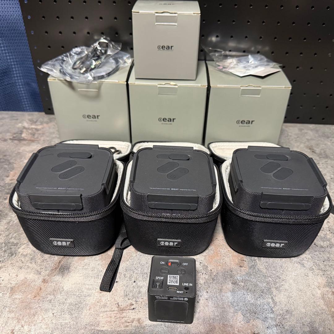 立体音響スピーカー　シーイヤーパヴェ Cear pavé×3 トランスミッタ付き