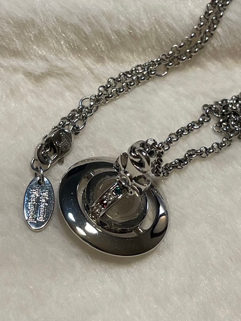 美品☆Vivienne Westwood TINY ORB ネックレス シルバー