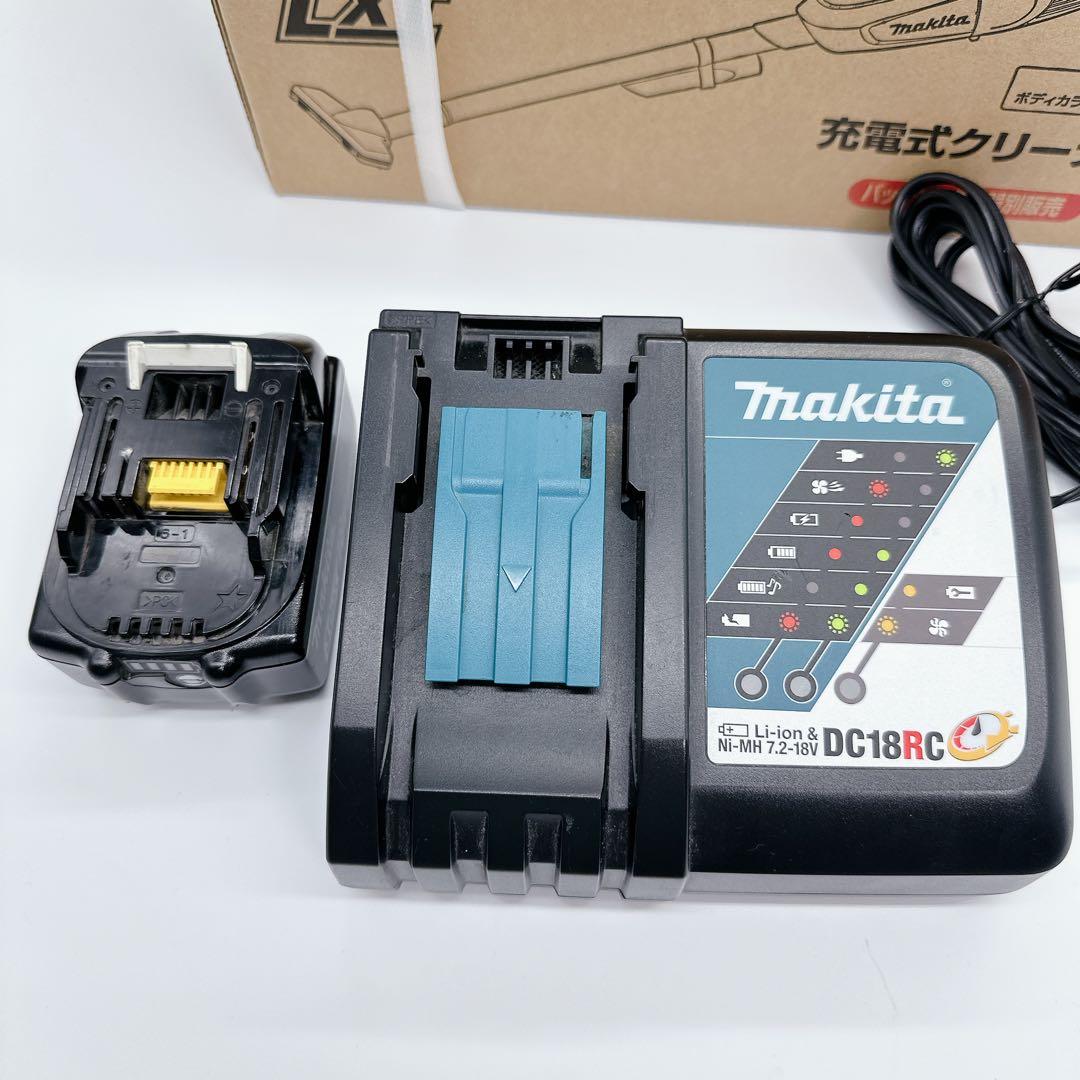 本体未使用品★Makita 充電式掃除機 CL180FDZW バッテリー付き