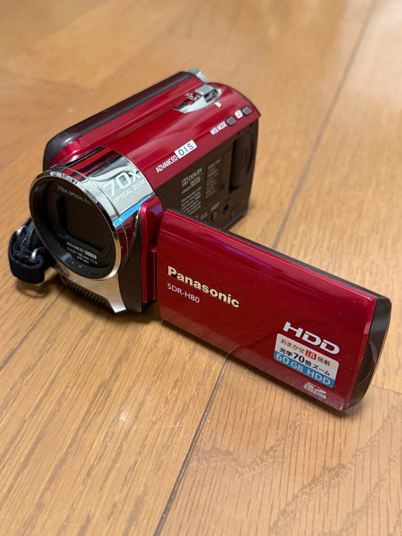 Panasonic SDR-H80 ビデオカメラ