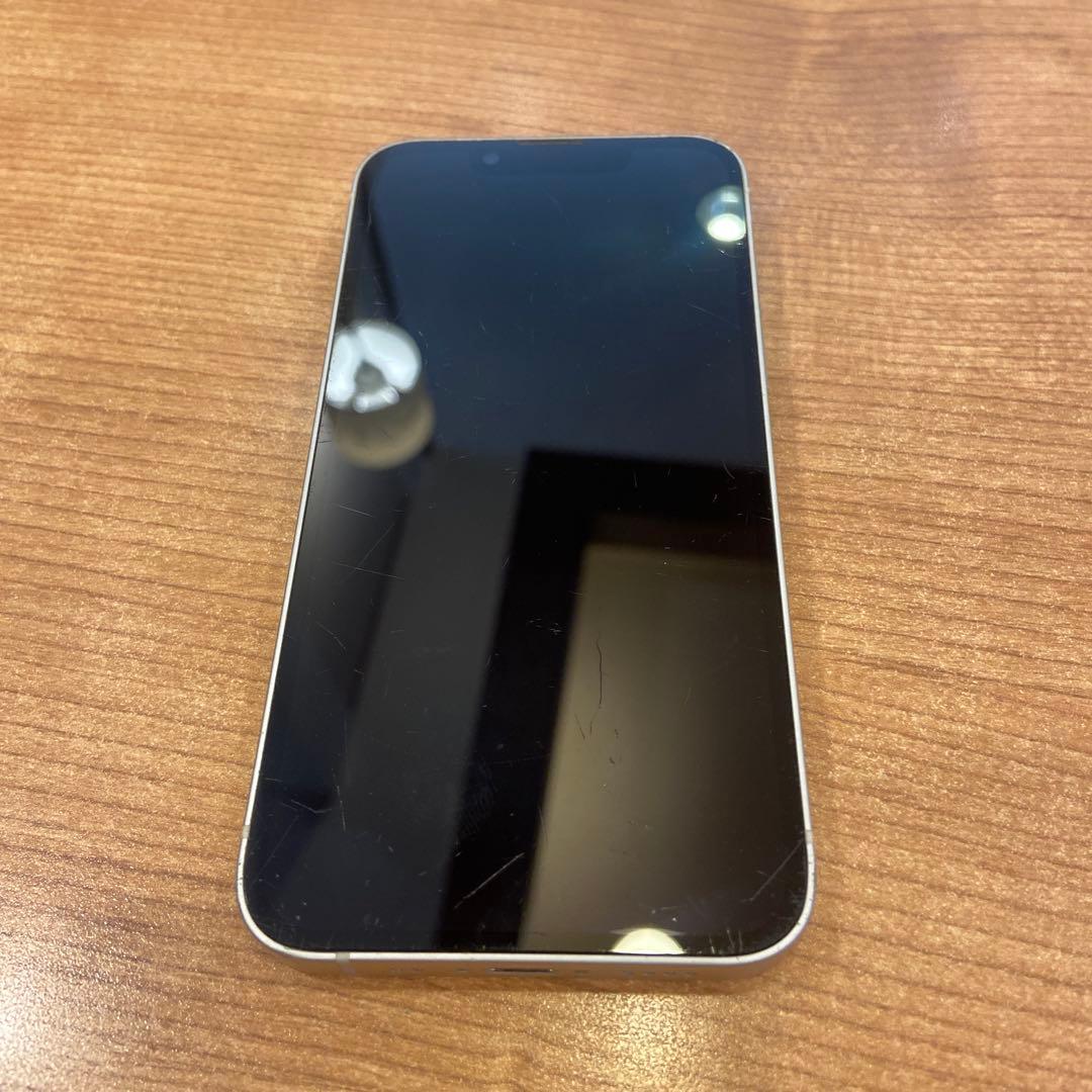 【ジャンク品】iPhone13miniホワイト本体　※起動不可・背面ガラス割れ