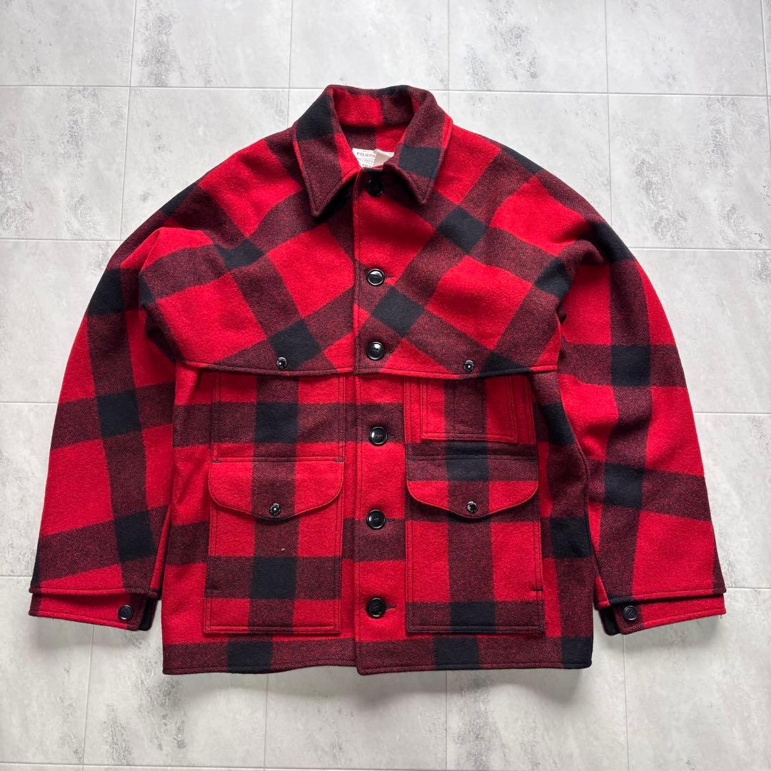 【USA製】フィルソン ダブルマッキーノ クルーザージャケット 38 チェック