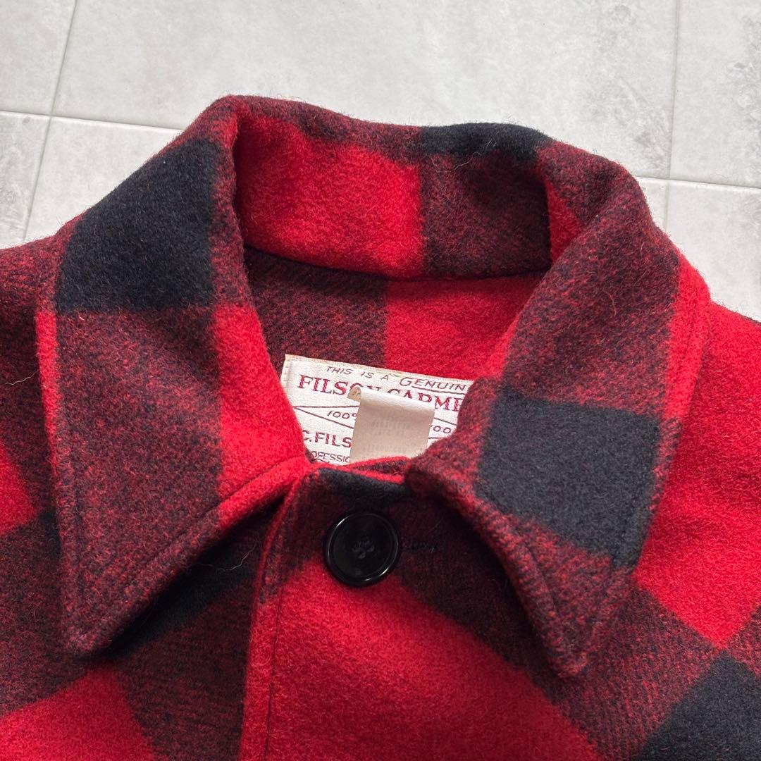 【USA製】フィルソン ダブルマッキーノ クルーザージャケット 38 チェック