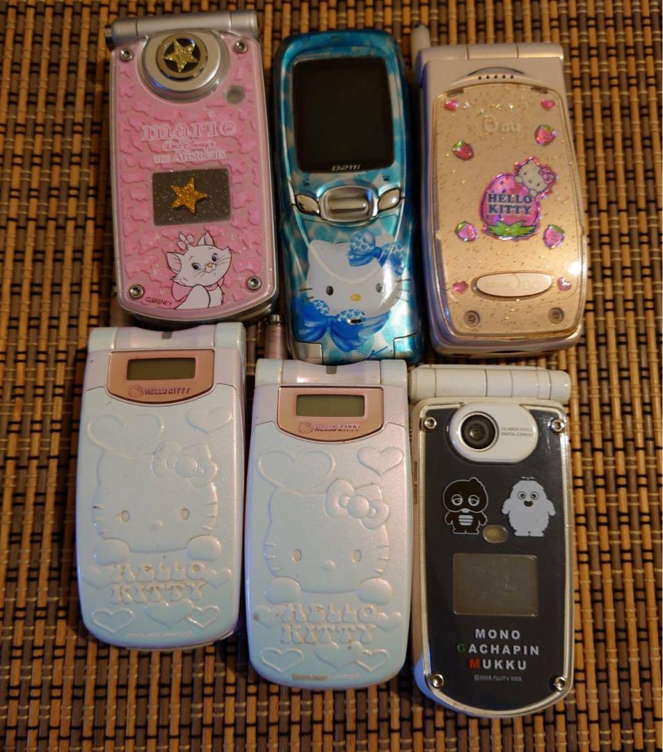 ガラケー6台