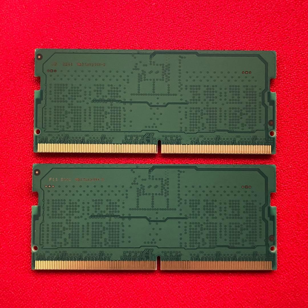 J*I様 最終価格 Samsung DDR5メモリ 16GB(8GB×2) SO