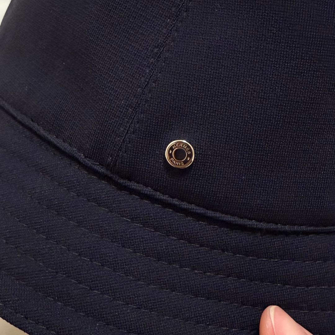 【新品】　エルメス　ハット　カルヴィ　ミラノジャージー