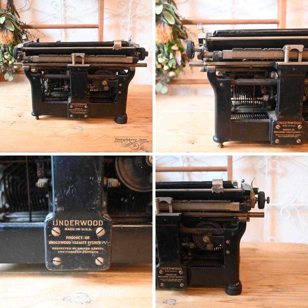 L3705-20 英国アンティーク UNDERWOOD タイプライター 店舗什器
