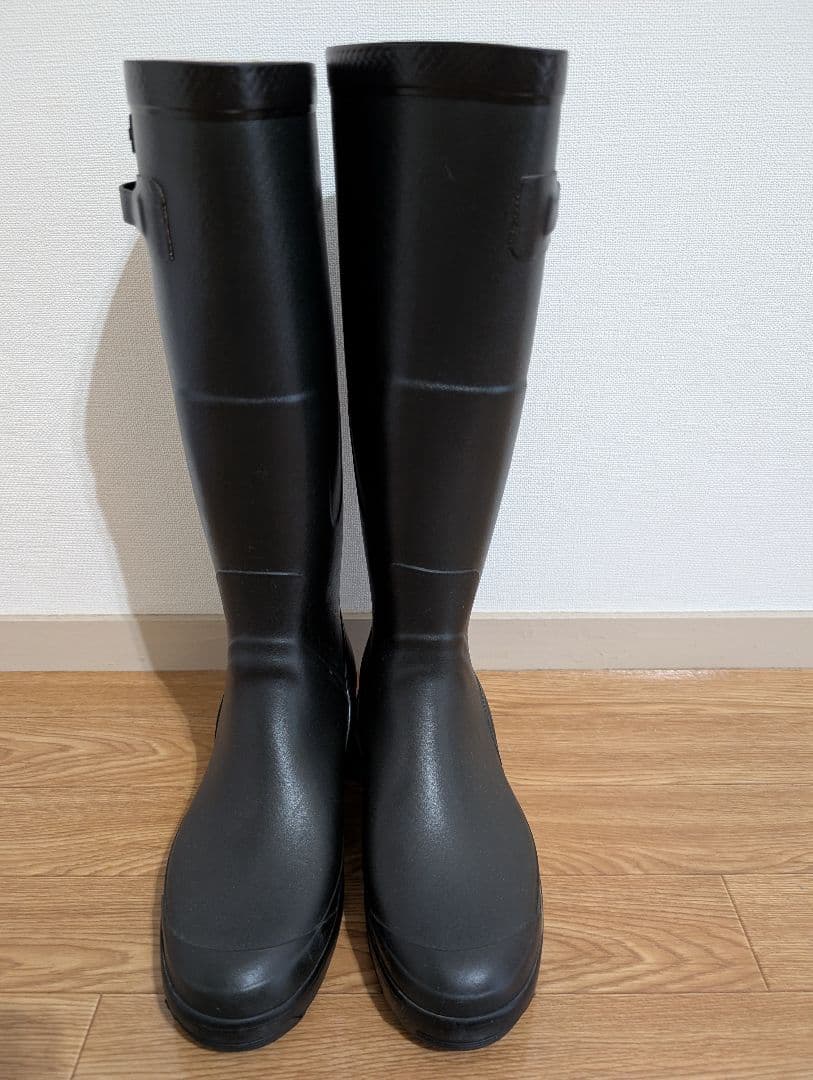 AIGLE ダークグリーン 長靴 バックル付き