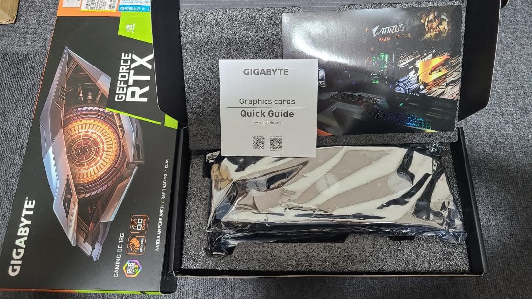 グラフィックボード・グラボ・ビデオカード GIGABYTE GeForce RTX 3060 GAMING OC 12G