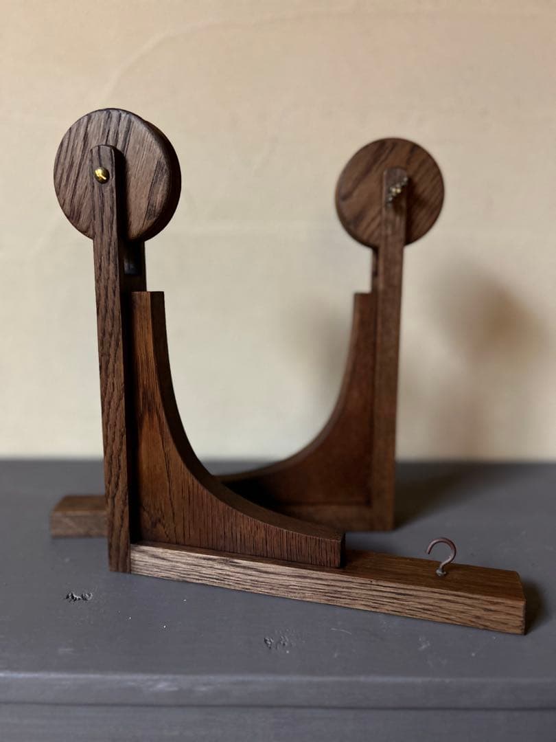 ぽんりん【値下げ✖️】　木製滑車2つセット