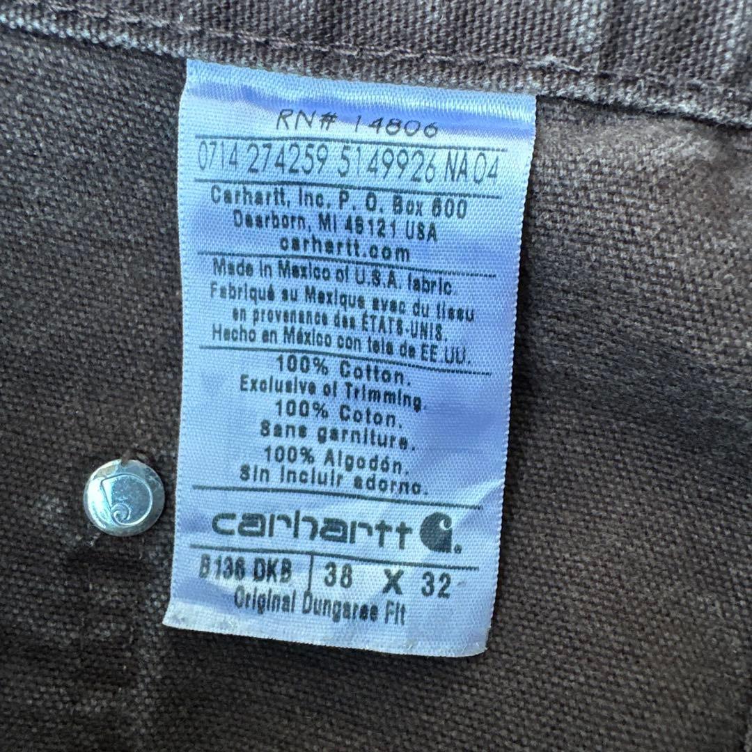 carhartt ダブルニー B136 DKB