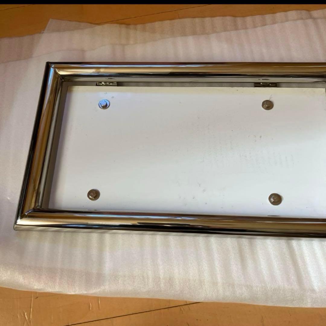 デコトラ　大型ナンバー枠ステンレス製