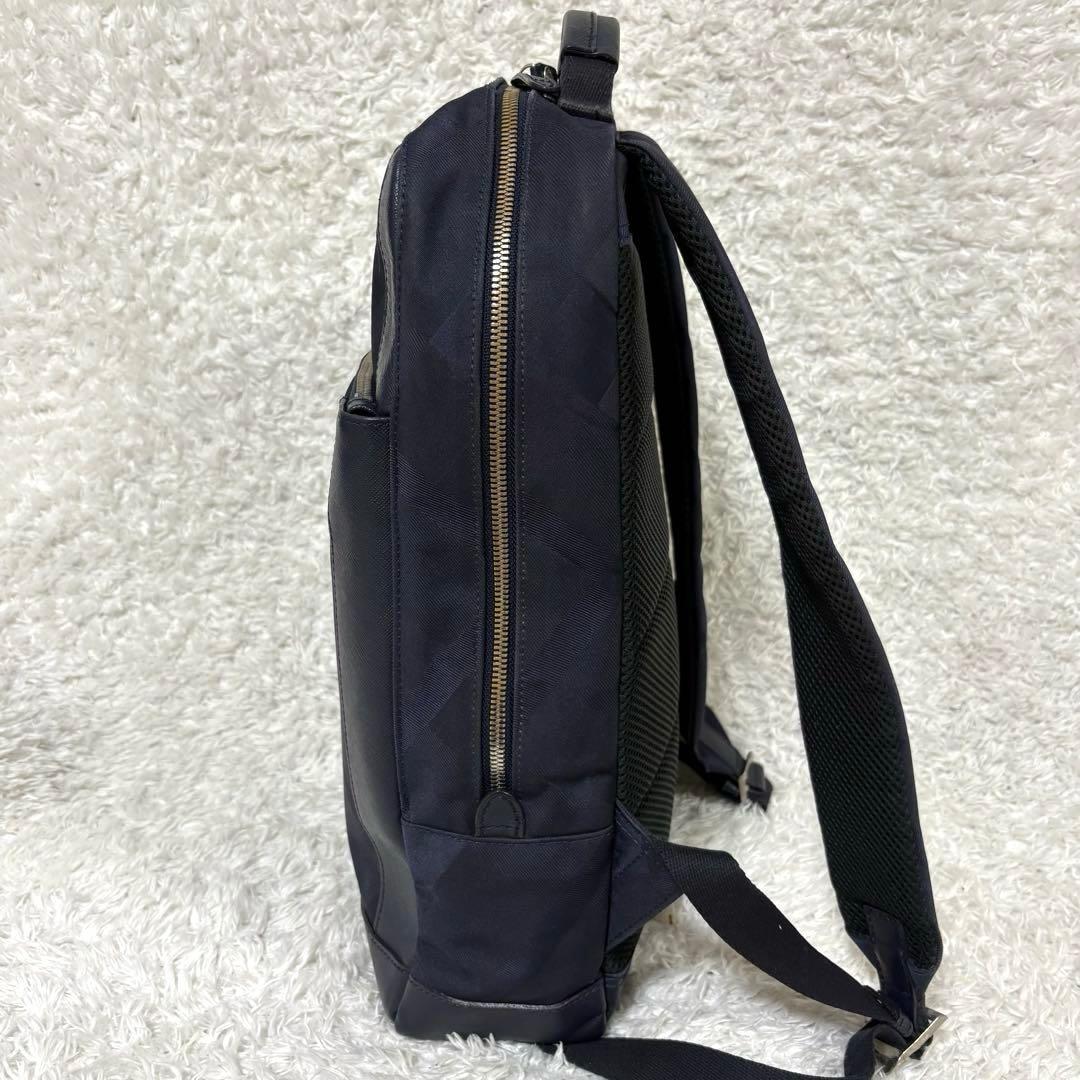 ブラックレーベルクレストブリッジ シャドーチェック リュック