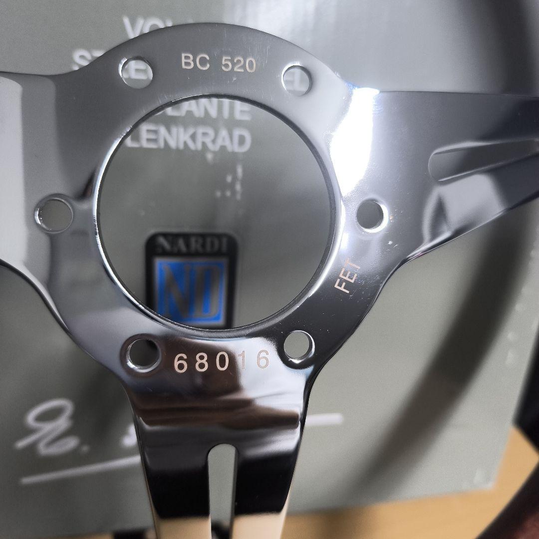 NARDI ナルディタイプ 　クラシック　ウッド&メッキスポーク350mm