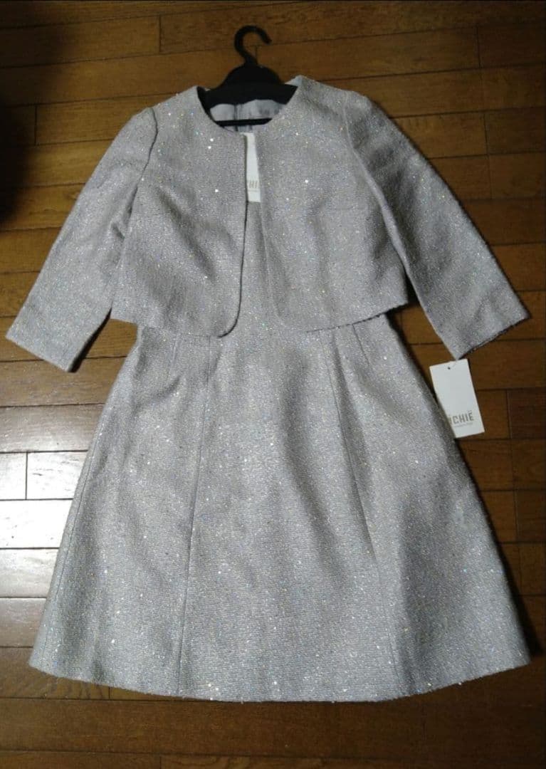 55000円新品ストロベリーフィールズ イチエ ラメ スパンコール ワンピ＆JK