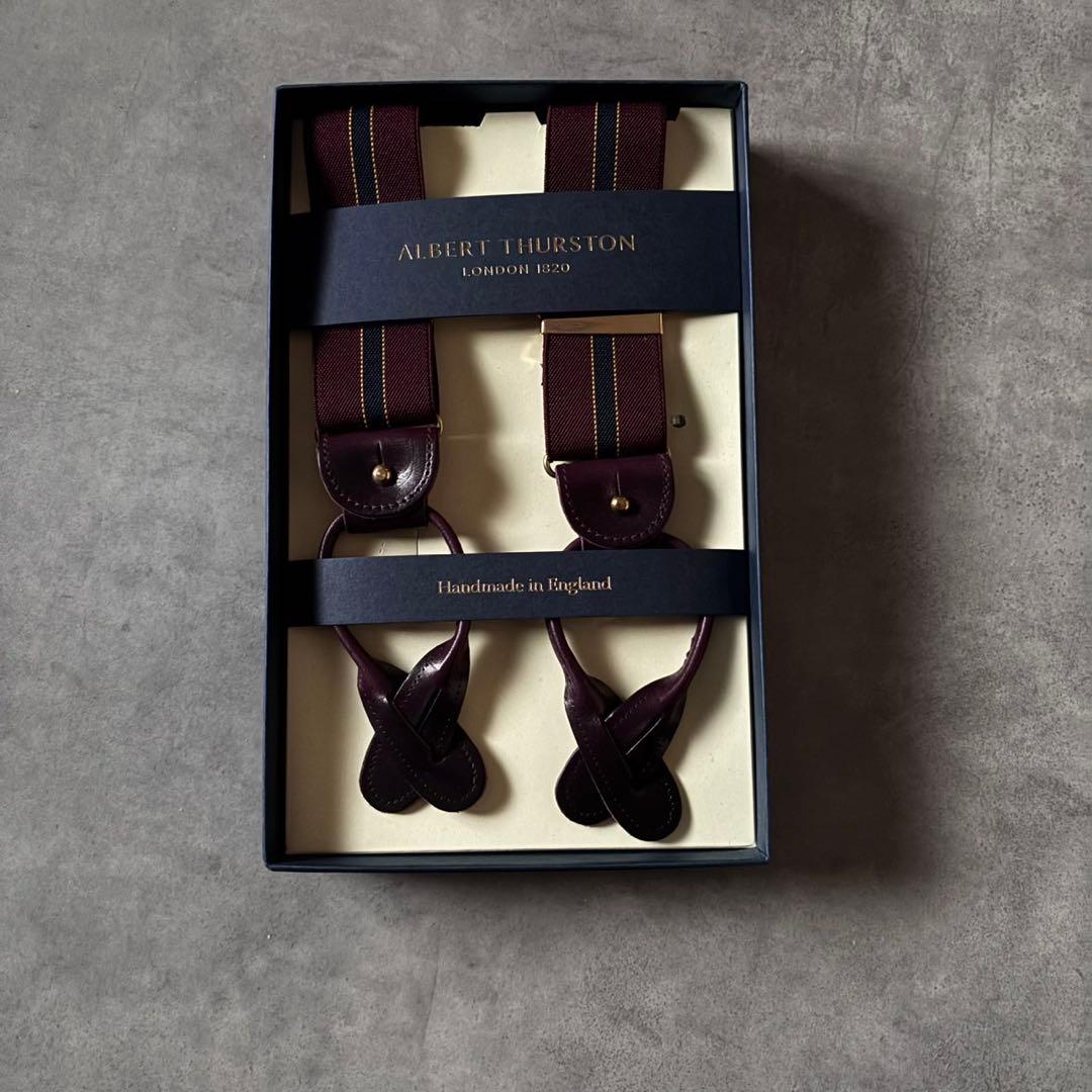 【新品】 THURSTON サスペンダー イングランド製　AT33