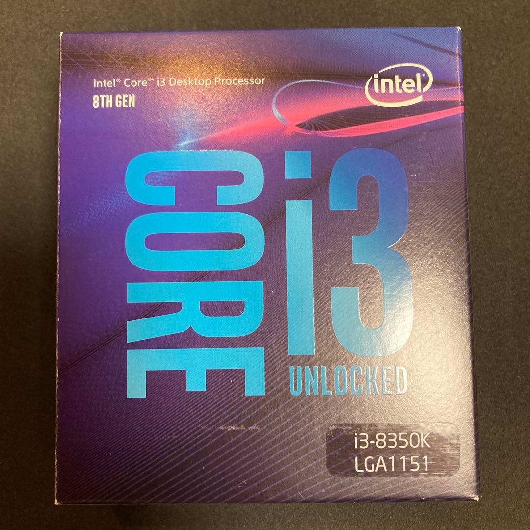 Intel Core i3-8350K 8世代 CPU 箱付