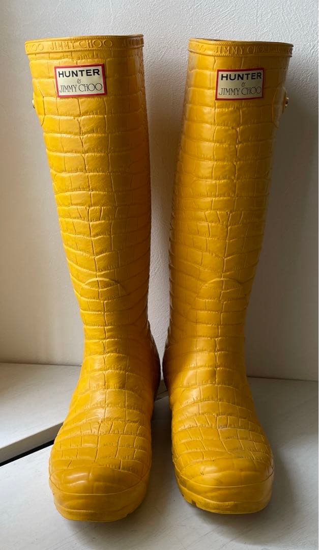 【日本未発売】HUNTER ハンター ジミーチュウ コラボ 長靴 レインシューズ