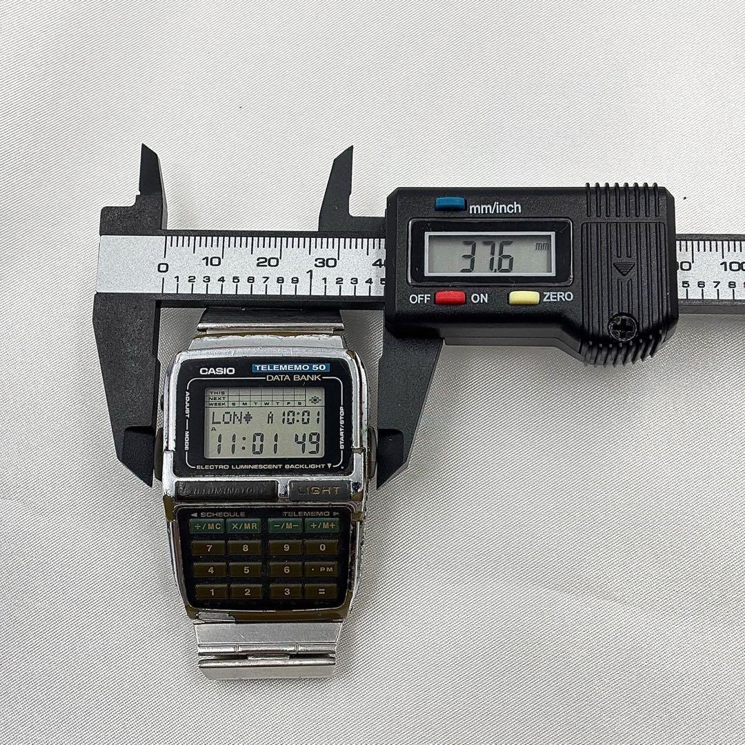 稼働品 CASIO カシオ 腕時計 メンズ データバンク ヴィンテージ y2k