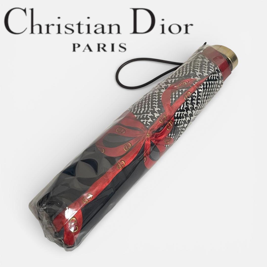 新品★未使用 Christian Dior クリスチャンディオール 折りたたみ傘