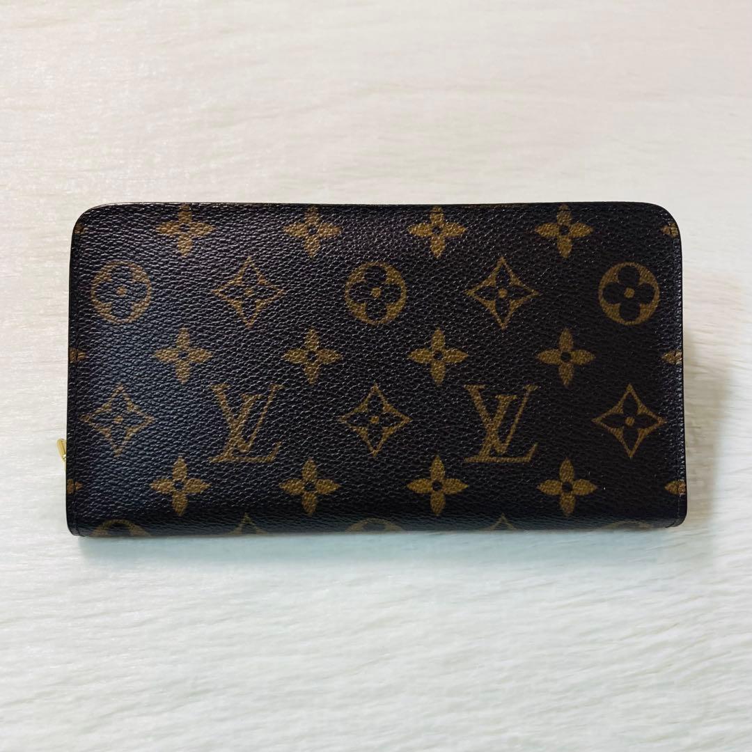 本日限定　ルイ　ヴィトン モノグラム ポルトモネジップ 長財布　茶色　ファスナ