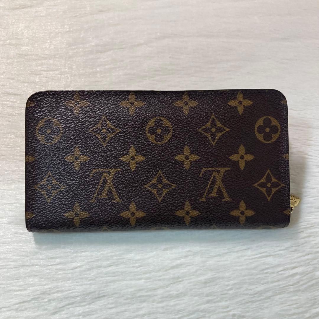 本日限定　ルイ　ヴィトン モノグラム ポルトモネジップ 長財布　茶色　ファスナ