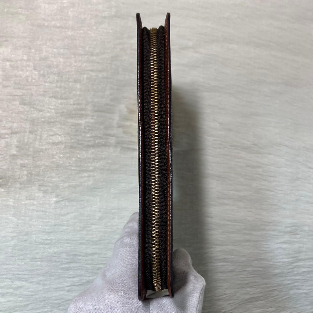 本日限定　ルイ　ヴィトン モノグラム ポルトモネジップ 長財布　茶色　ファスナ