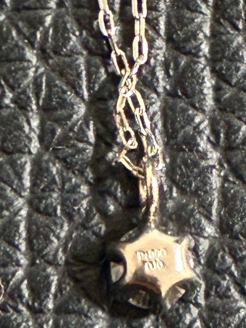 み*ー様 PT 天然ダイヤモンド 0.1ct 6本爪 プラチナネックレス