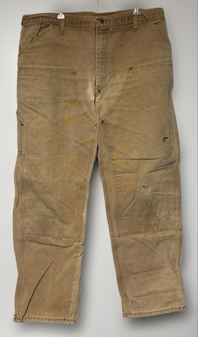 値下げ◇ビンテージ carhartt ダメージ ダブルニー